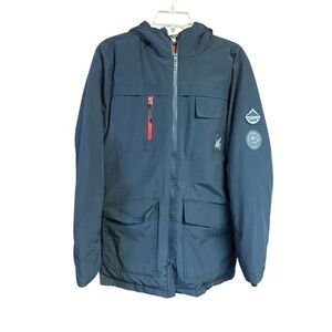 Spyder mens Parka Coat Black Sz Small